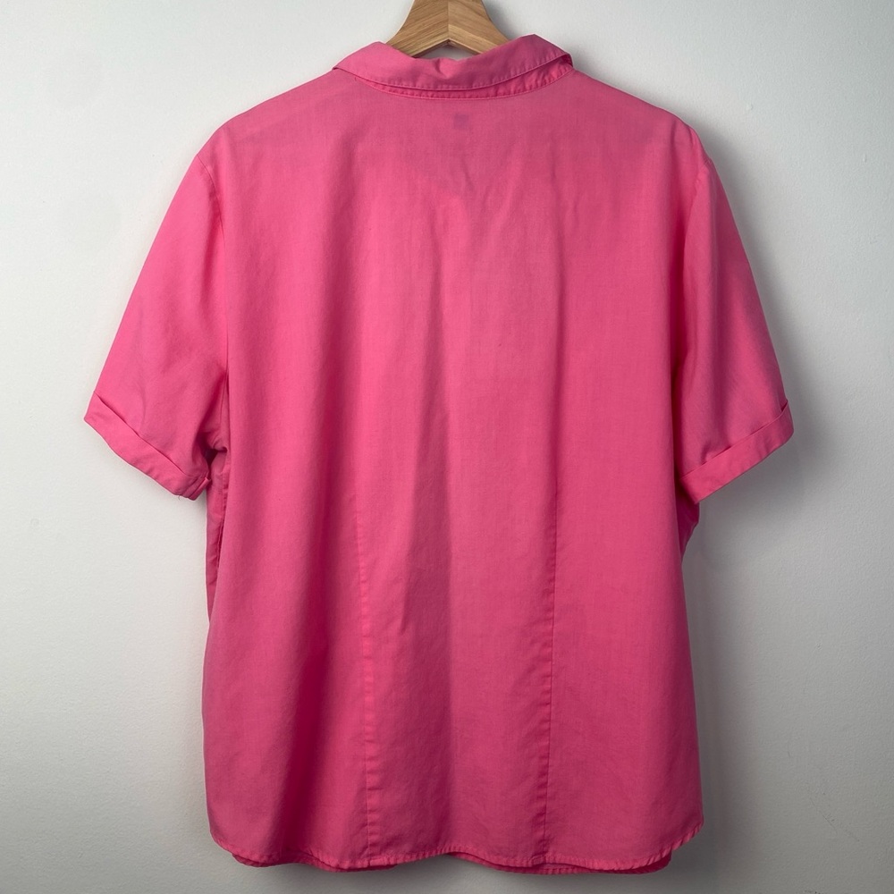Vintage Basic Editions Plus Pink Top - image 2